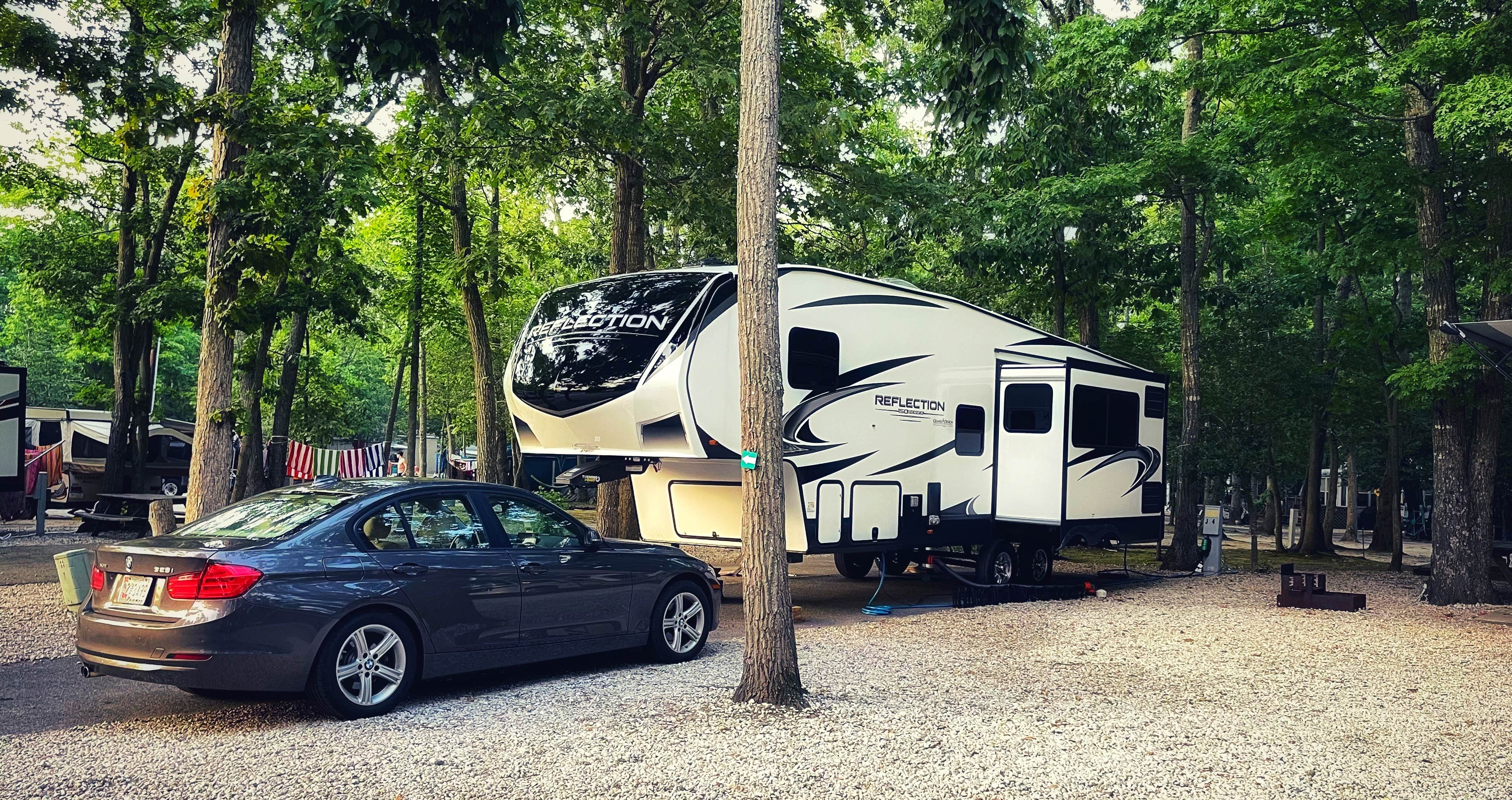 Tracey G.'s photo of rv camping at Sun Retreats Seashore Campsites & RV Resort near Elmer, NJ