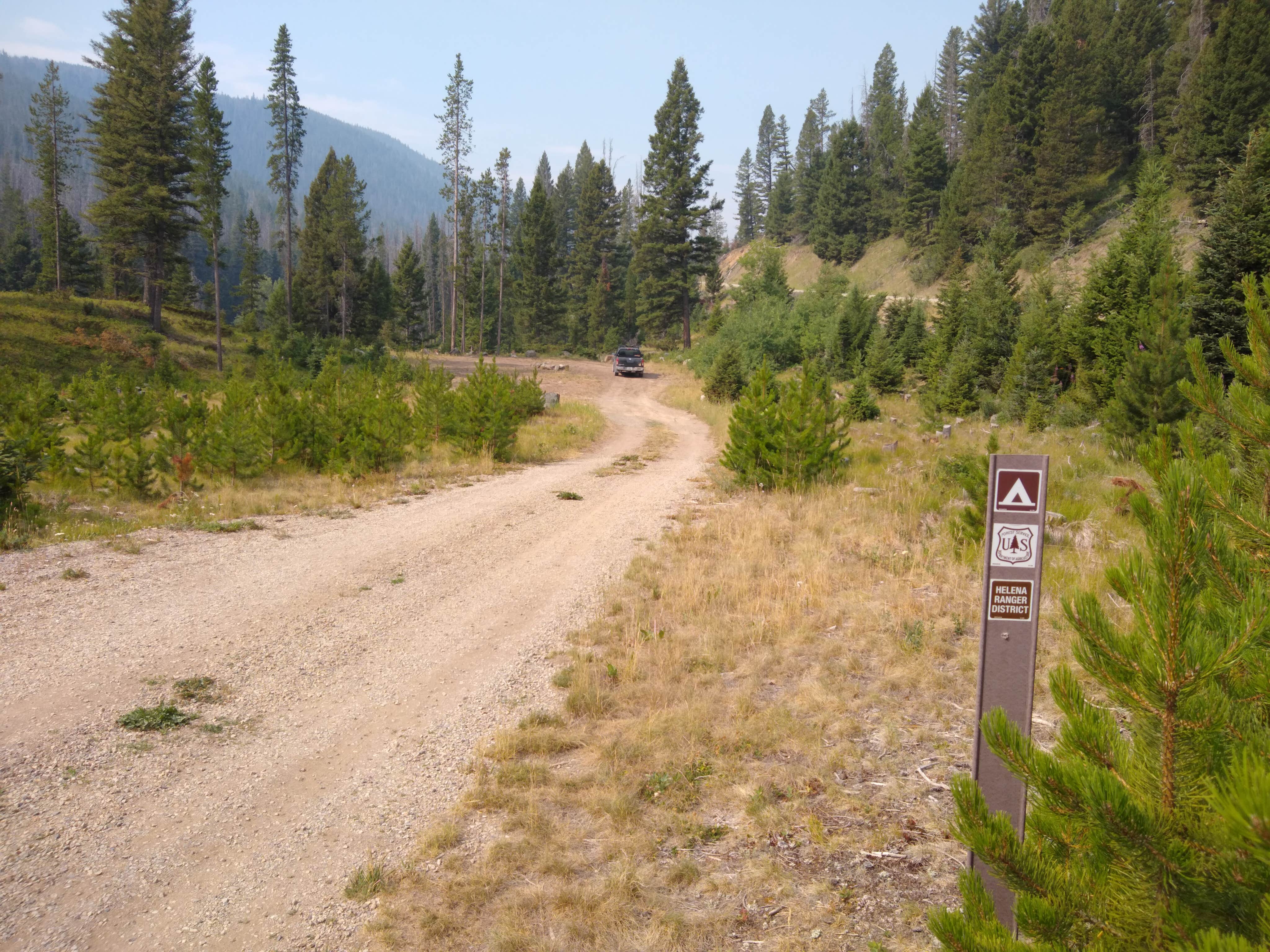 Camper submitted image from Little Blackfoot River 2nd Disperse Campsite - 1