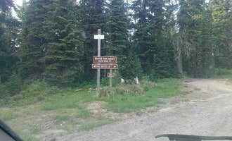 Camping near Walde Lookout Cabin: Rocky Ridge, Nez Perce-Clearwater National Forests, Idaho