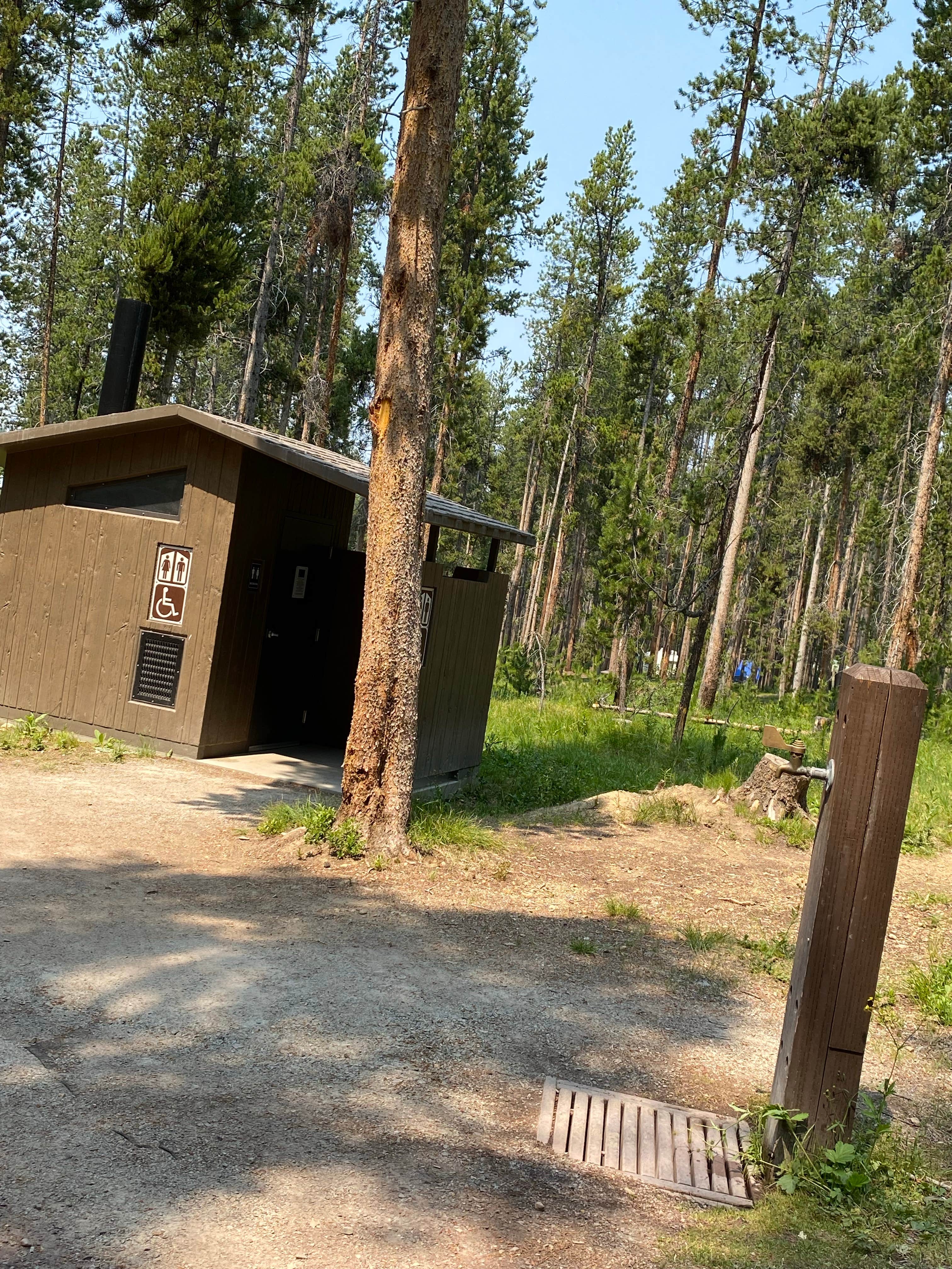 Annie C.'s photo of glamping accommodations at Lodgepole Campground near Gibbonsville, ID