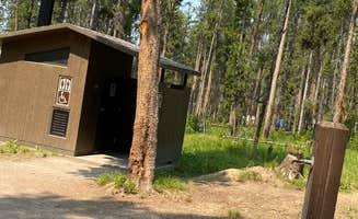 Annie C.'s photo of glamping accommodations at Lodgepole Campground near Beaverhead-Deerlodge National Forest