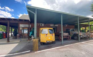 Asher K.'s photo of rv camping at Whistle Stop Depot RV Park near Franklin, NC