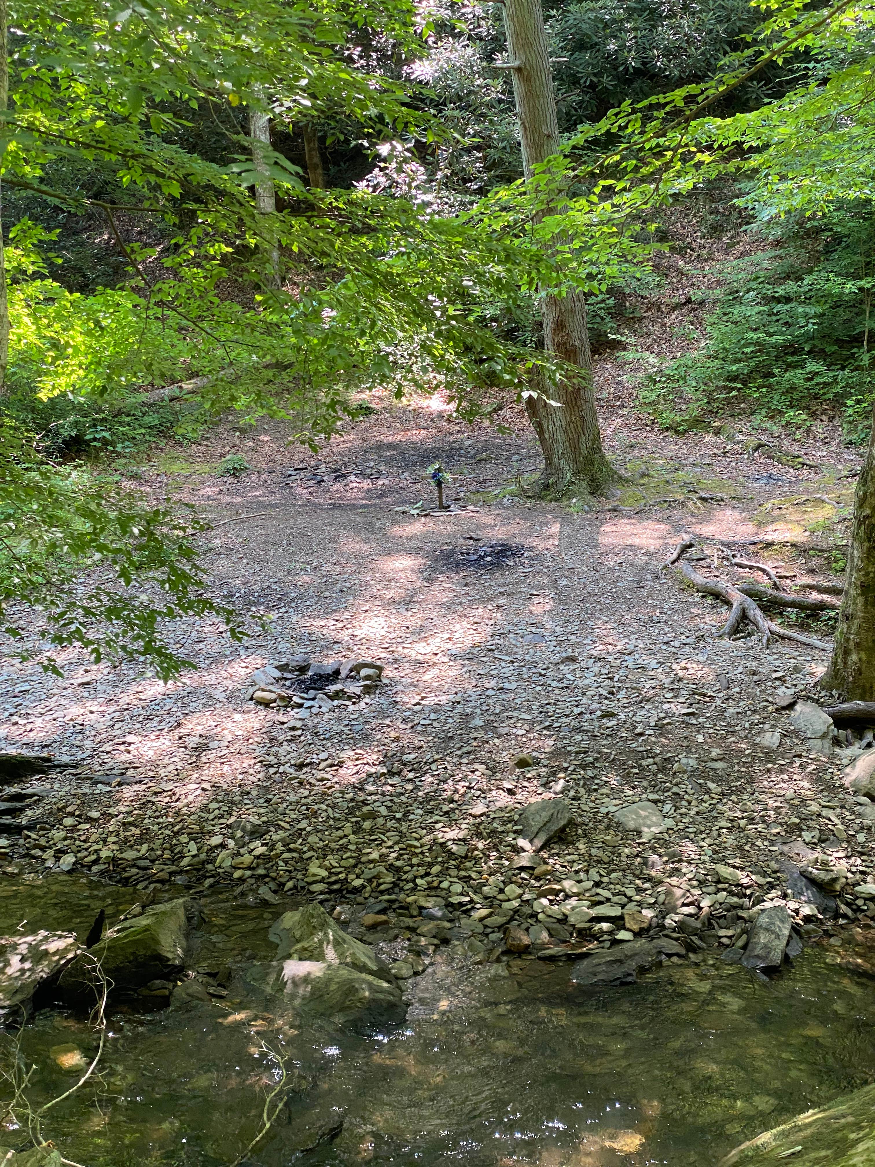 Camper-submitted photo at Goforth Creek Campground B near McCaysville, GA