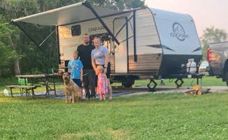 Kaitlin D.'s photo of rv camping at Sangchris Lake State Park Campground near Lake Shelbyville
