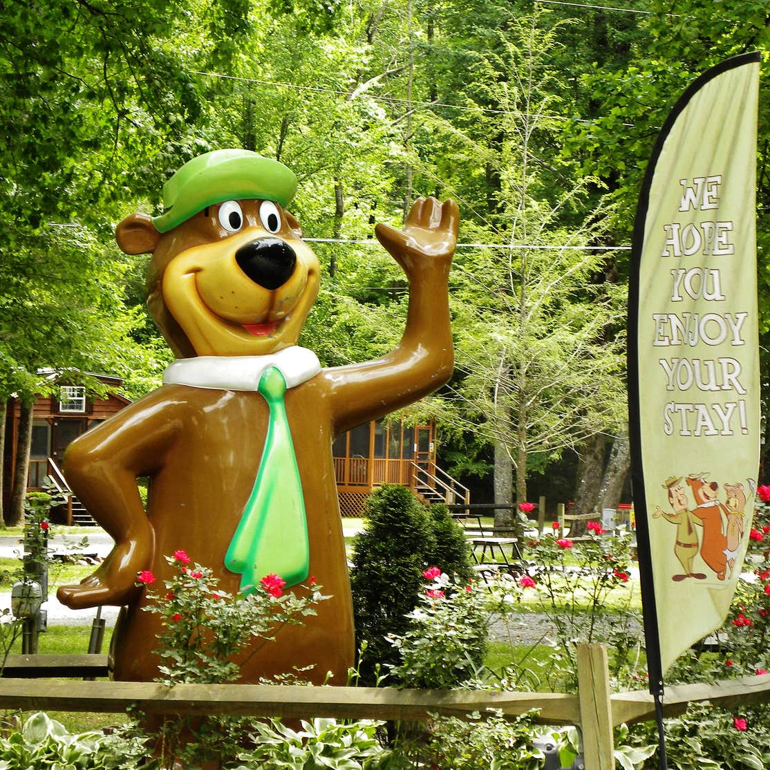 Yogi in the smokies Camping Cherokee, NC