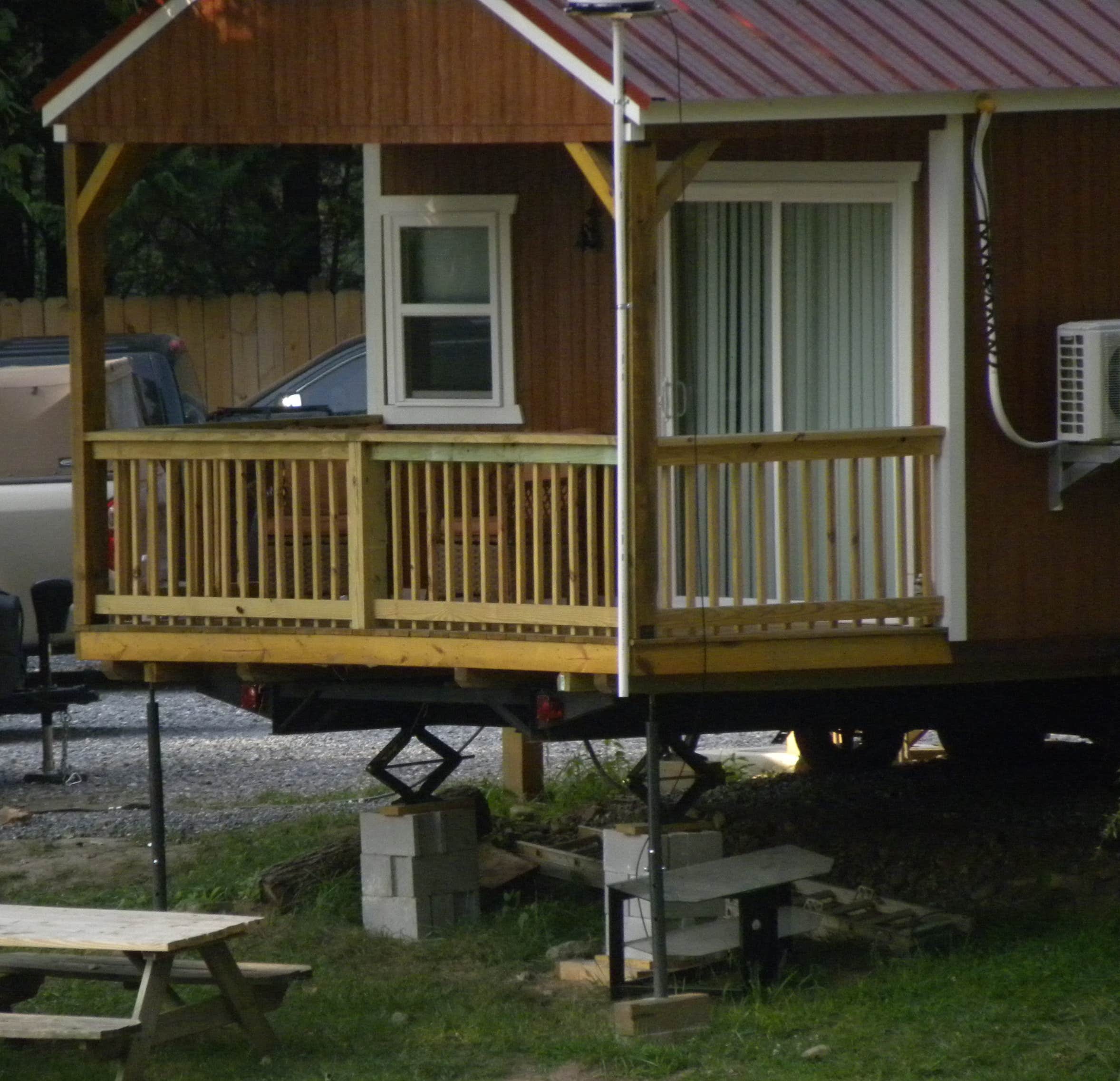 Myron C.'s photo of glamping accommodations at Grumpy Bear Campground near Nantahala National Forest
