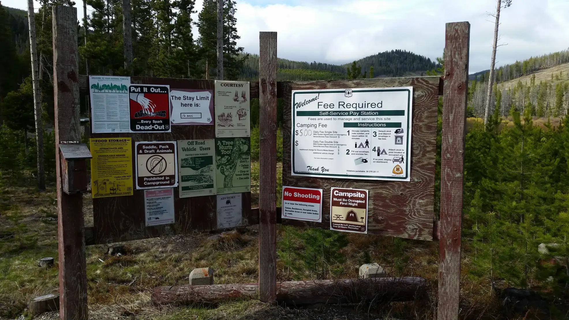 Camper-submitted photo at Deerlodge National Forest Lowland Campground near Butte, MT