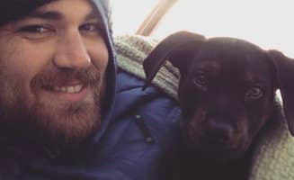 Natalie M.'s photo of camping with pets at Roan Mountain State Park Campground near Bluff City, TN