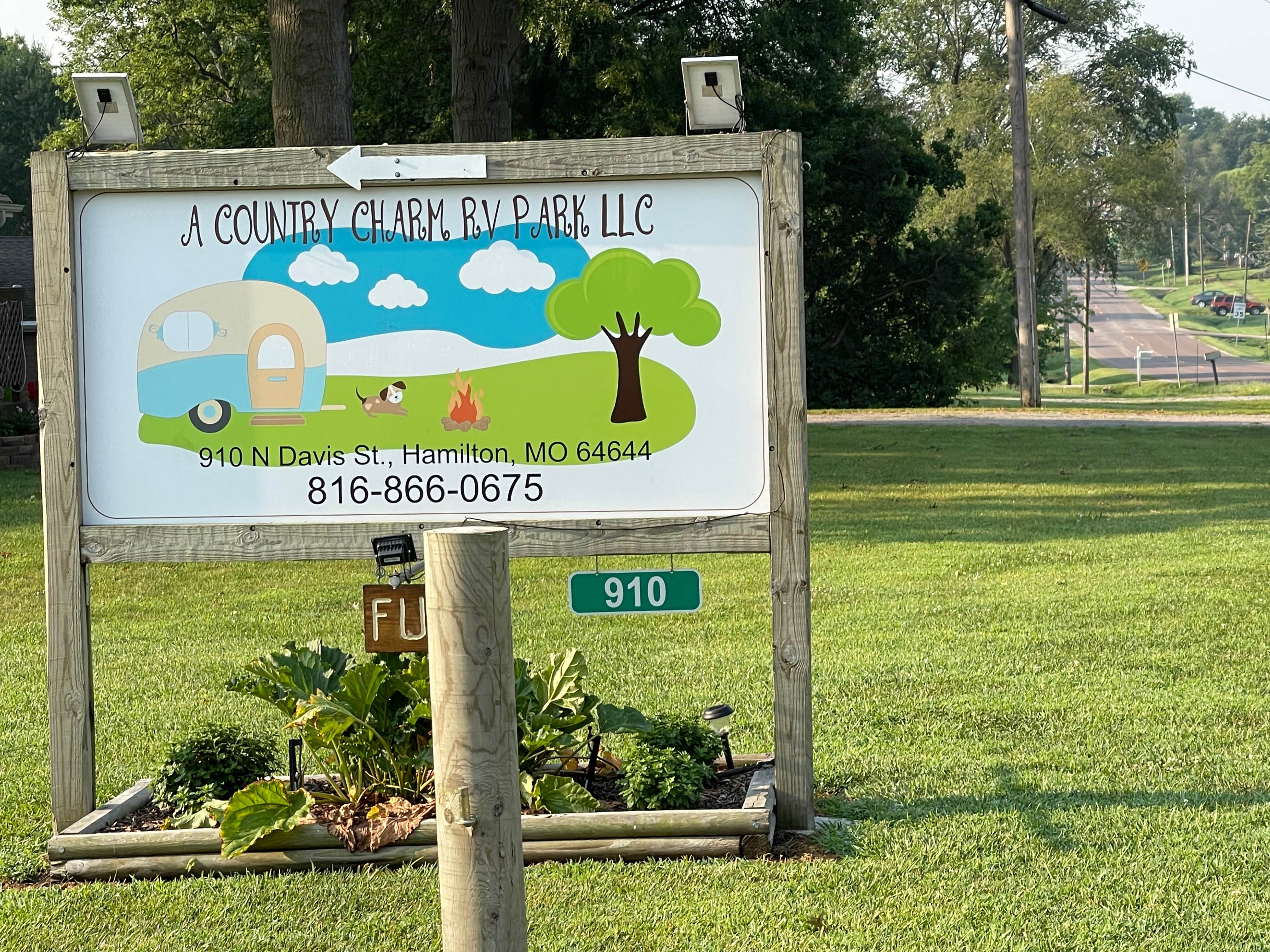 Camper-submitted photo at A Country Charm RV Park near Amazonia, MO