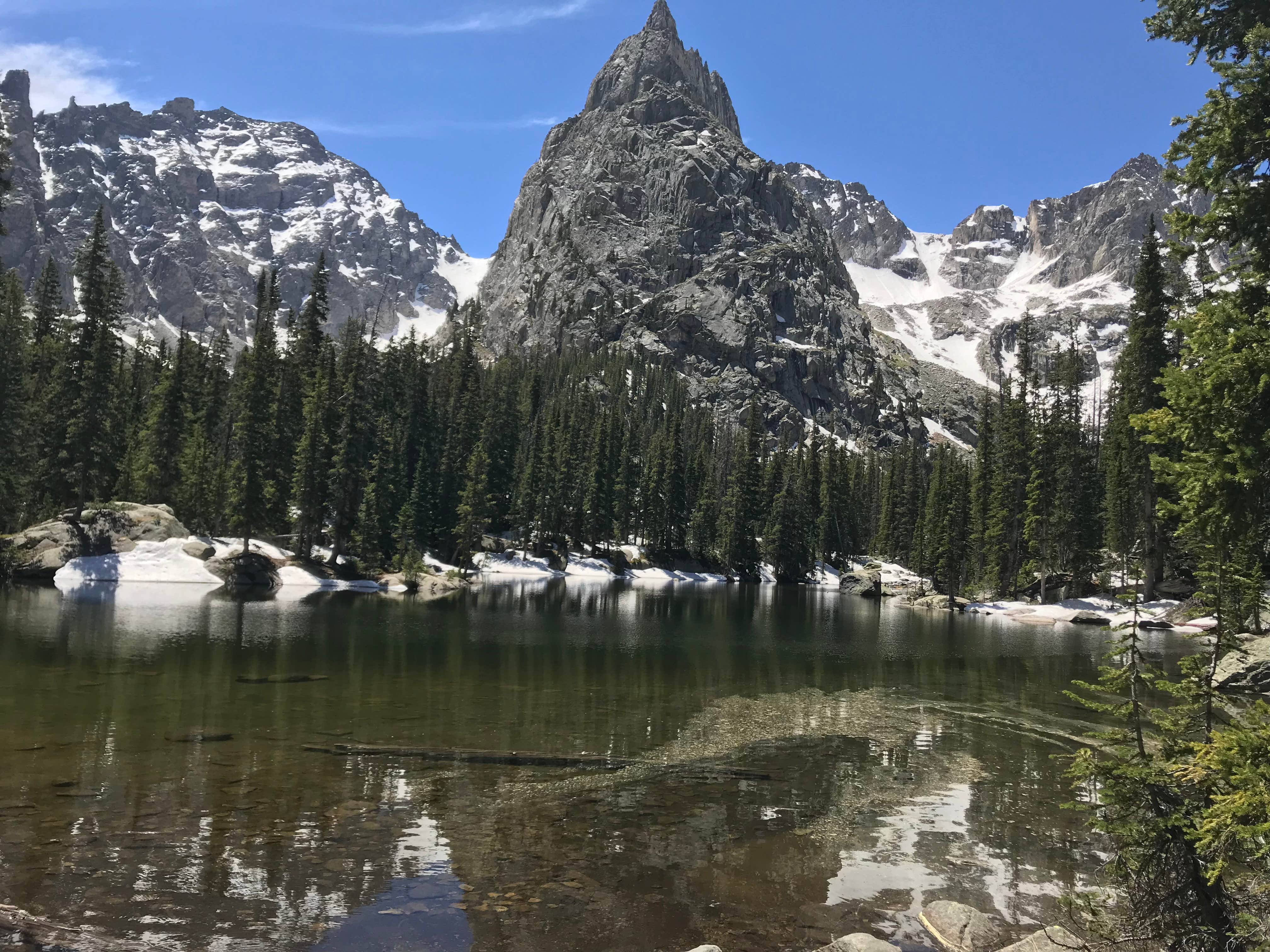 Camper-submitted photo at Mirror Lake via Monarch Lake Trailhead near Grand Lake, CO