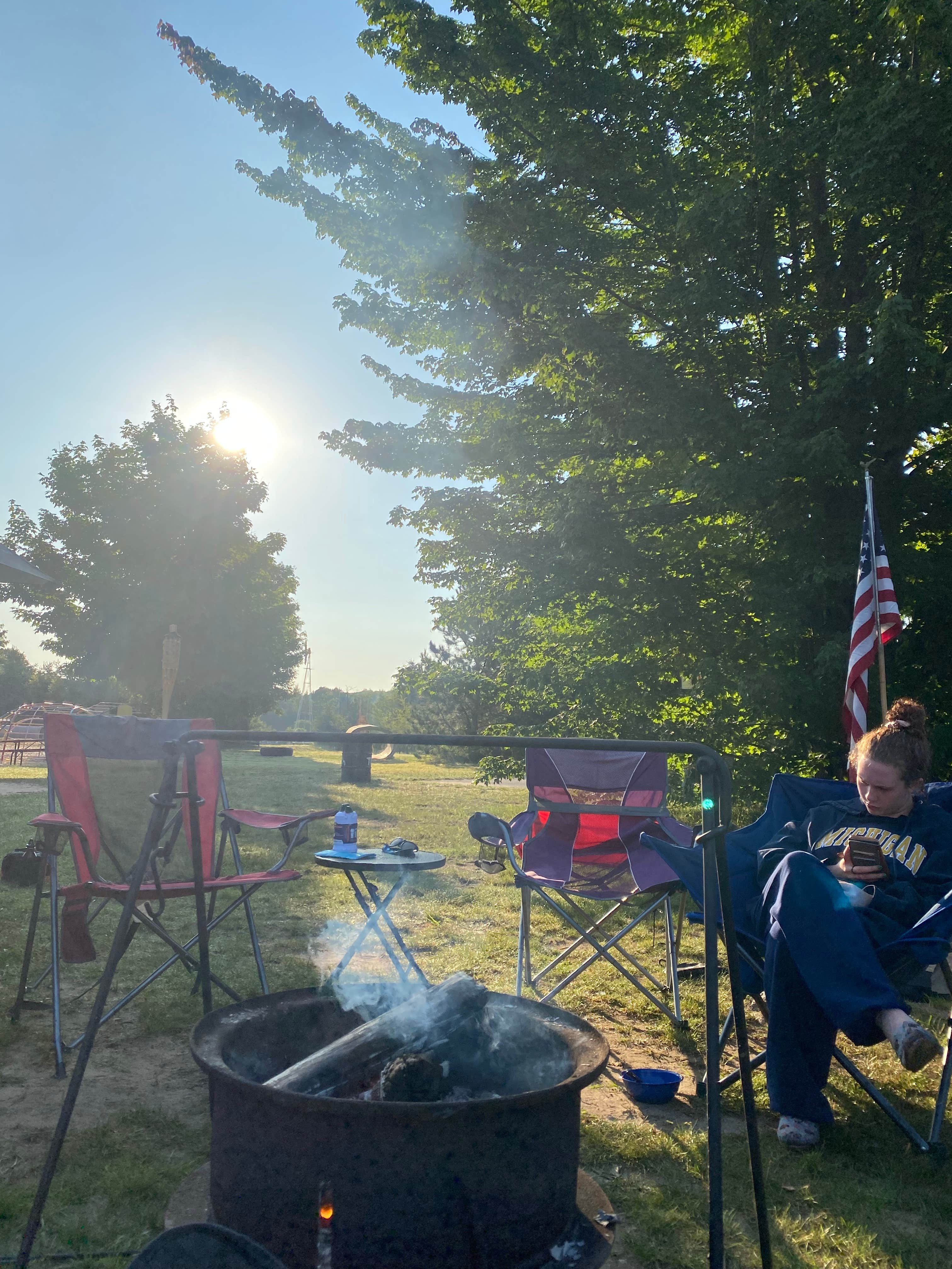Amy Y.'s photo at Kampvilla Park, LLC near Benzonia, MI