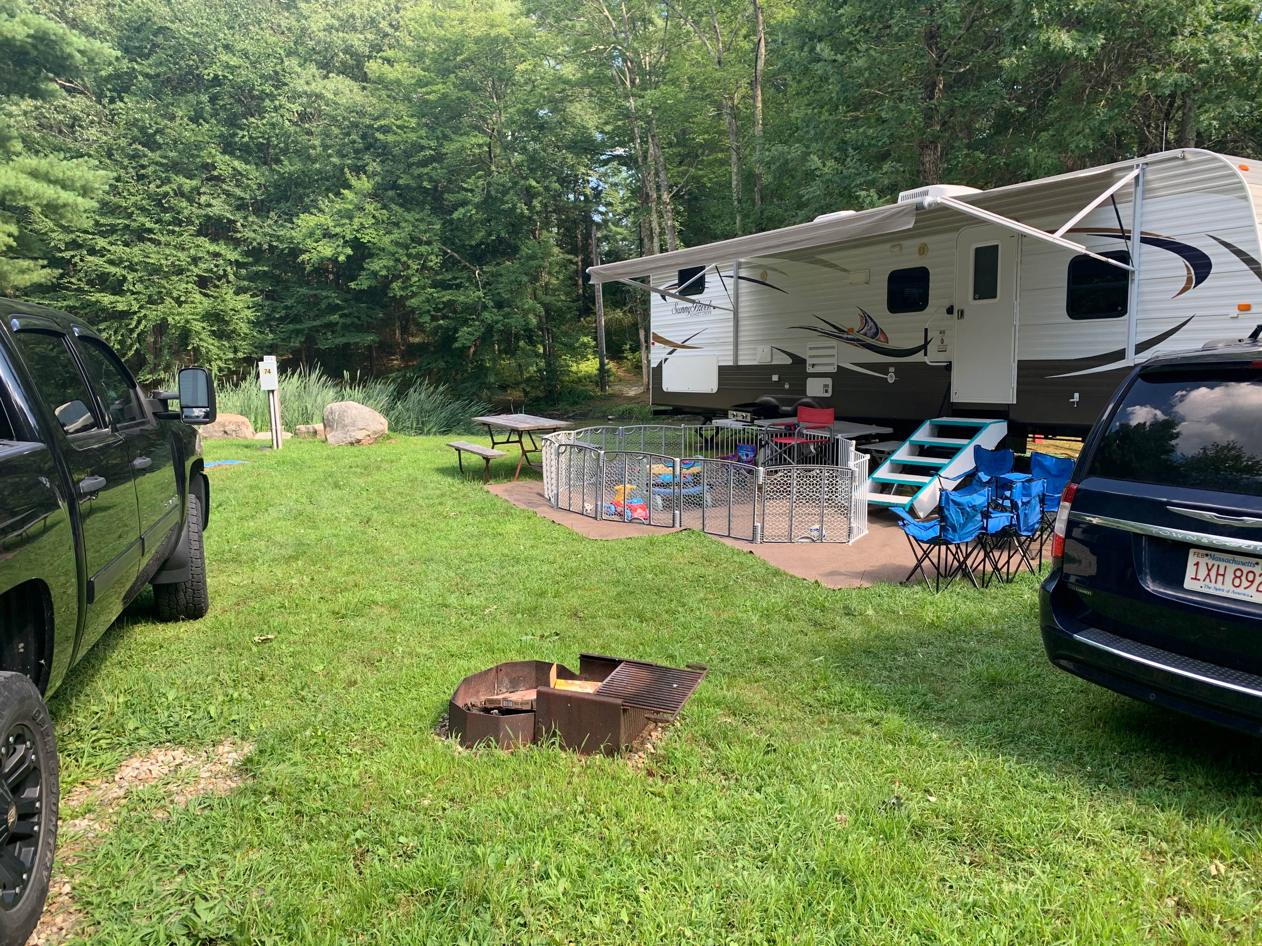 Camper-submitted photo at Stateline Campresort & Cabins near North Smithfield, RI