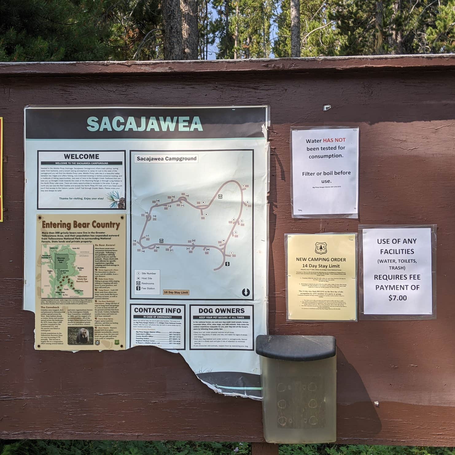 Sacajawea Camping Big Piney, WY