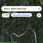 Review photo of Sam A. Baker State Park Campground by Bryan F., August 2, 2021