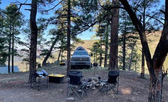Tiffany J.'s photo of a dispersed camping area at Dispersed on 4 - Fenton Lake State Park near Bernalillo, NM