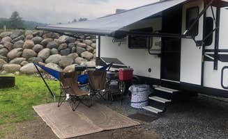 Mike's photo of rv camping at Lake George Riverview Campground near Brant Lake, NY