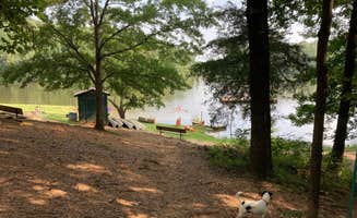 ROBERT J.'s photo of camping with pets at Chewacla State Park Campground near West Point Lake