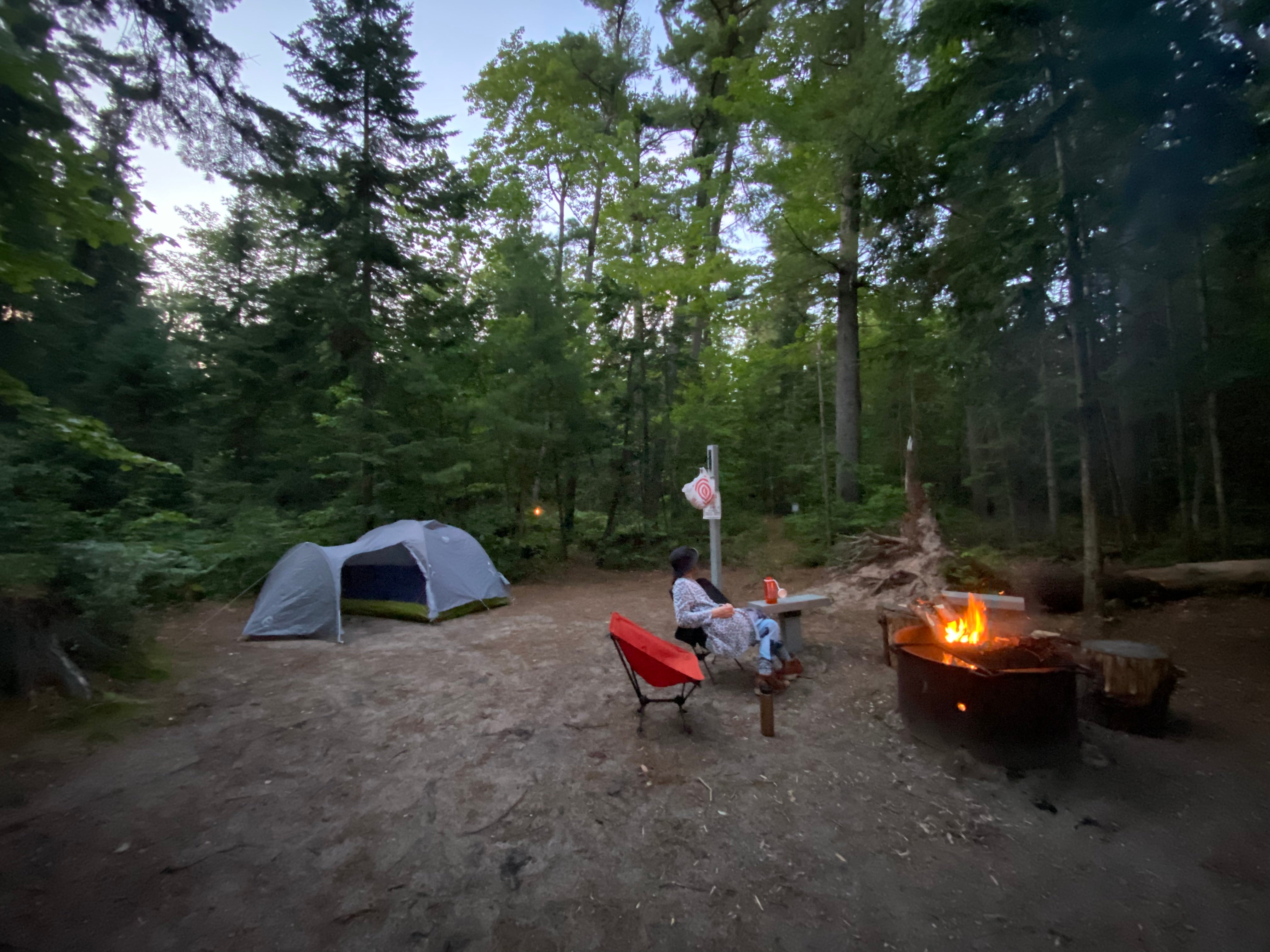 Camper submitted image from Loon Call Campsite on Grand Island - 1