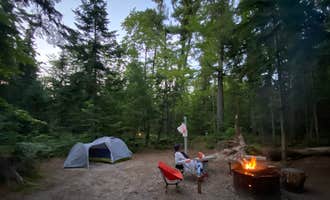 Camping near Duck Lake Campsites on Grand Island: Loon Call Campsite on Grand Island, Munising, Michigan