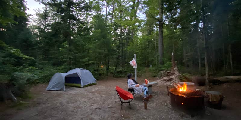 Camper submitted image from Loon Call Campsite On Grand Island — Hiawatha National Forest