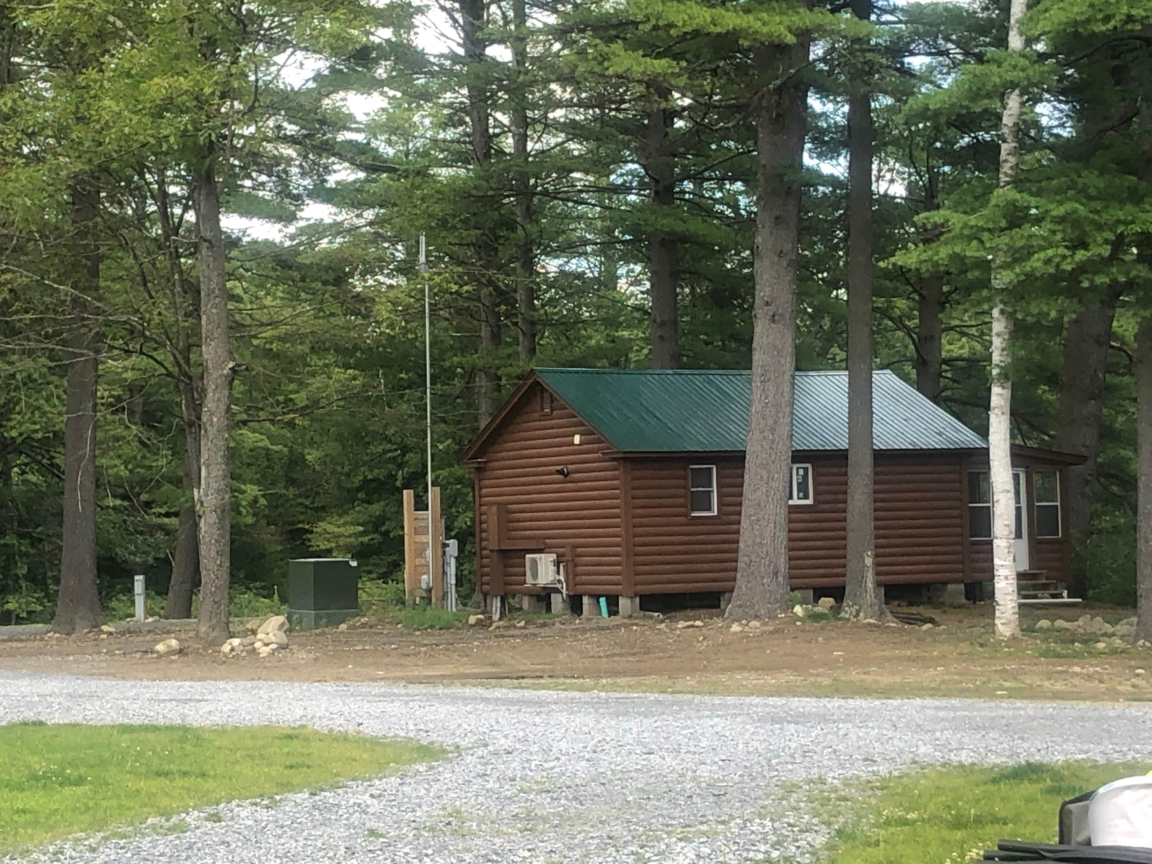 Mike's photo of glamping accommodations at Lake George Riverview Campground near Silver Bay, NY