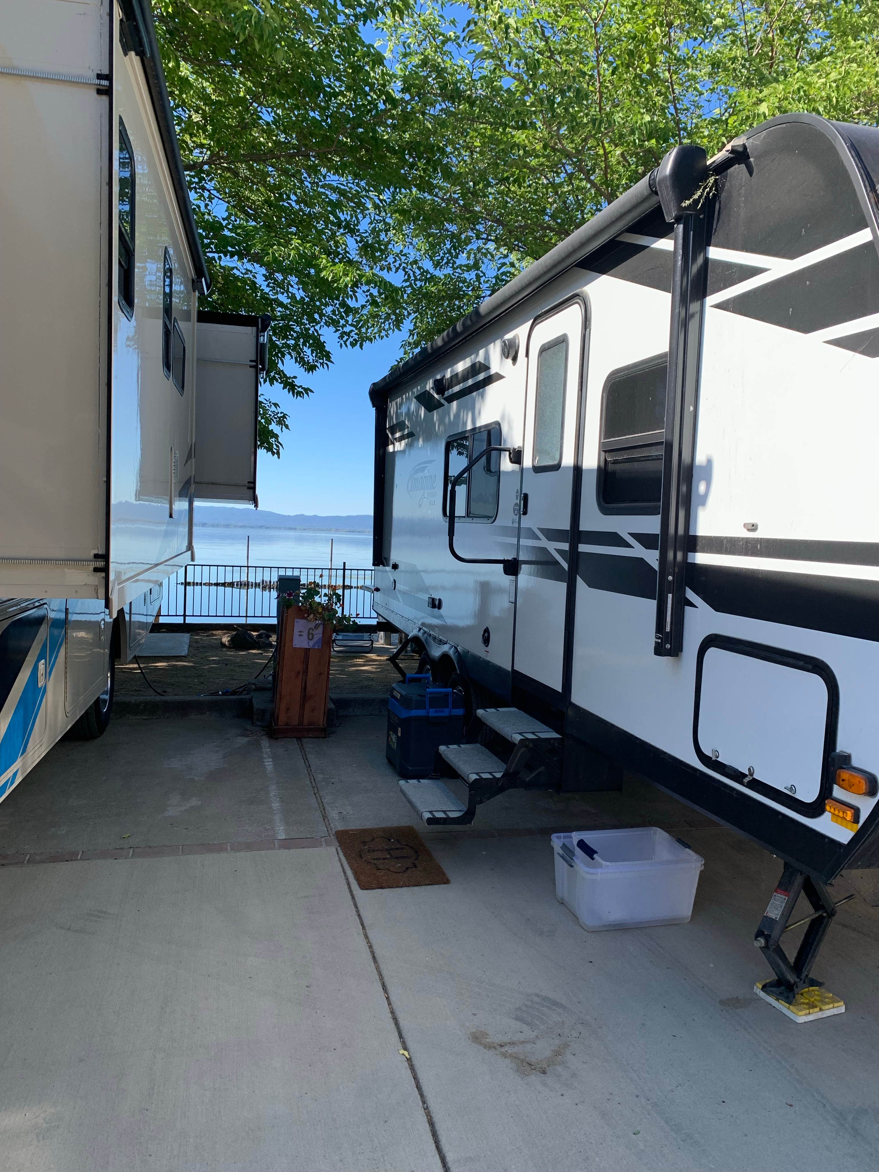 Julie H.'s photo of rv camping at The Aurora RV Park & Marina near Calistoga, CA