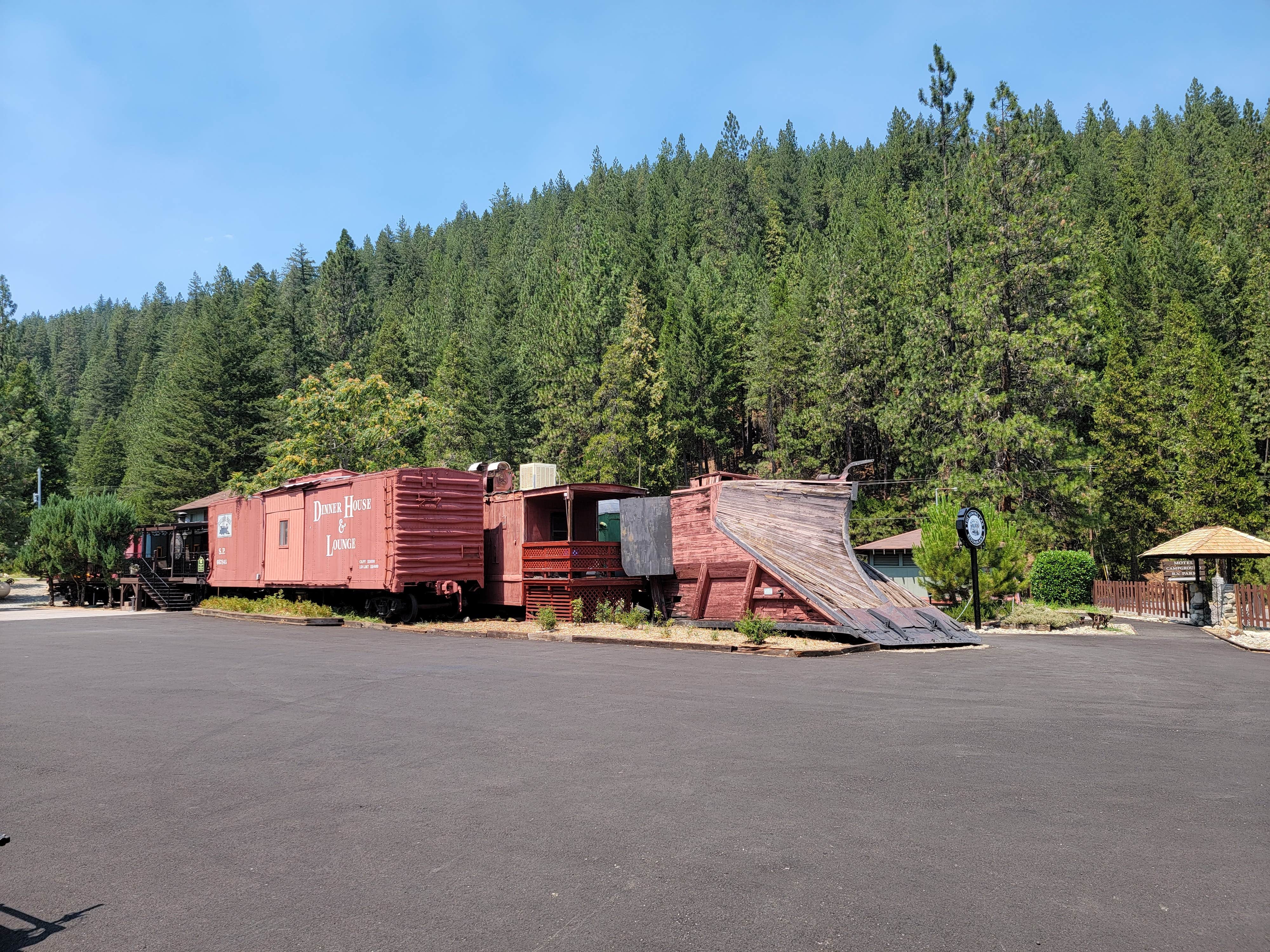Camper-submitted photo at Jubilee Railroad Wilderness Lodge & Campground was Railroad Park Resort near Etna, CA