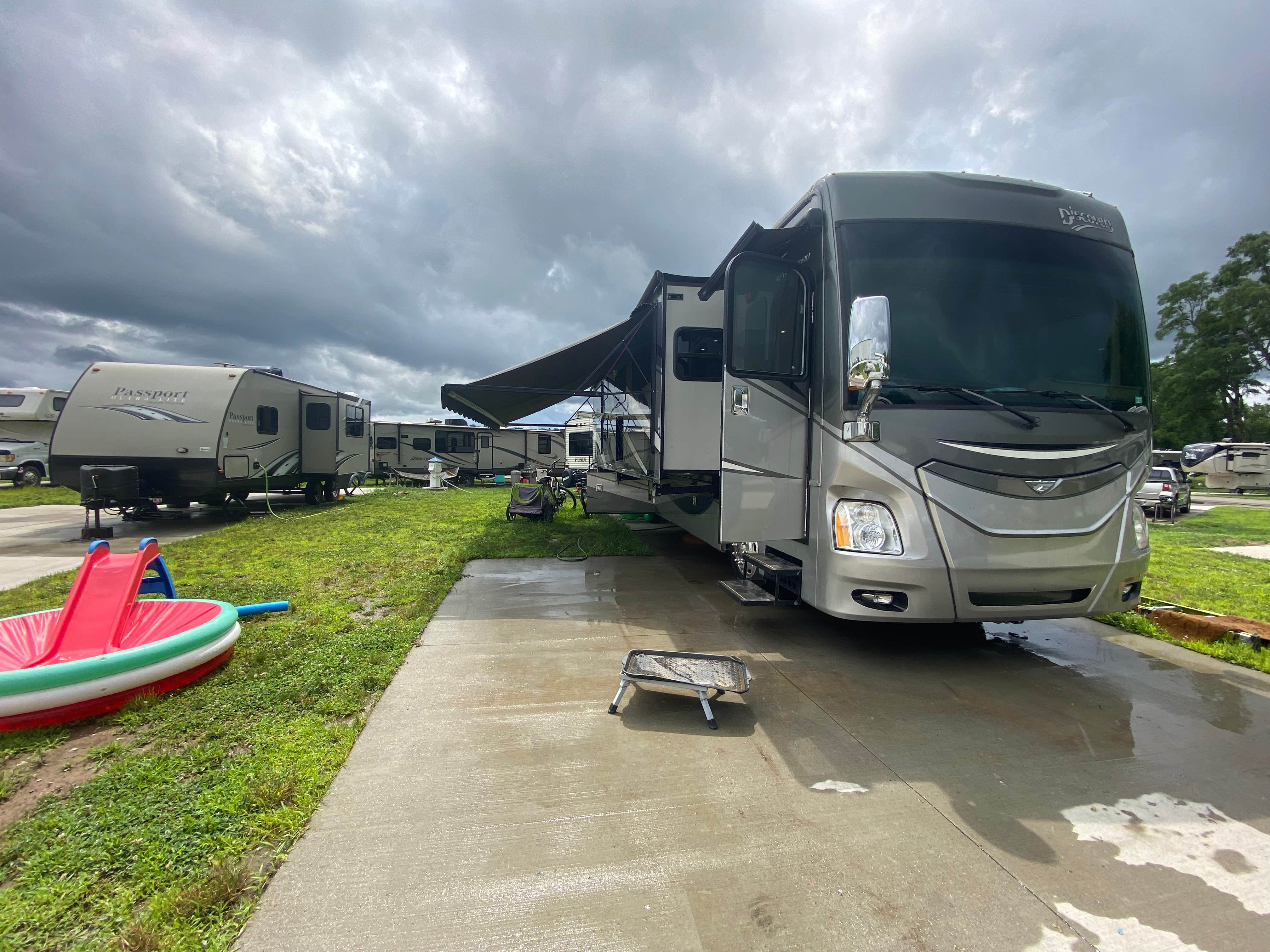 Claire M.'s photo of rv camping at Tucker's Landing near West Fork of Mill Creek Lake