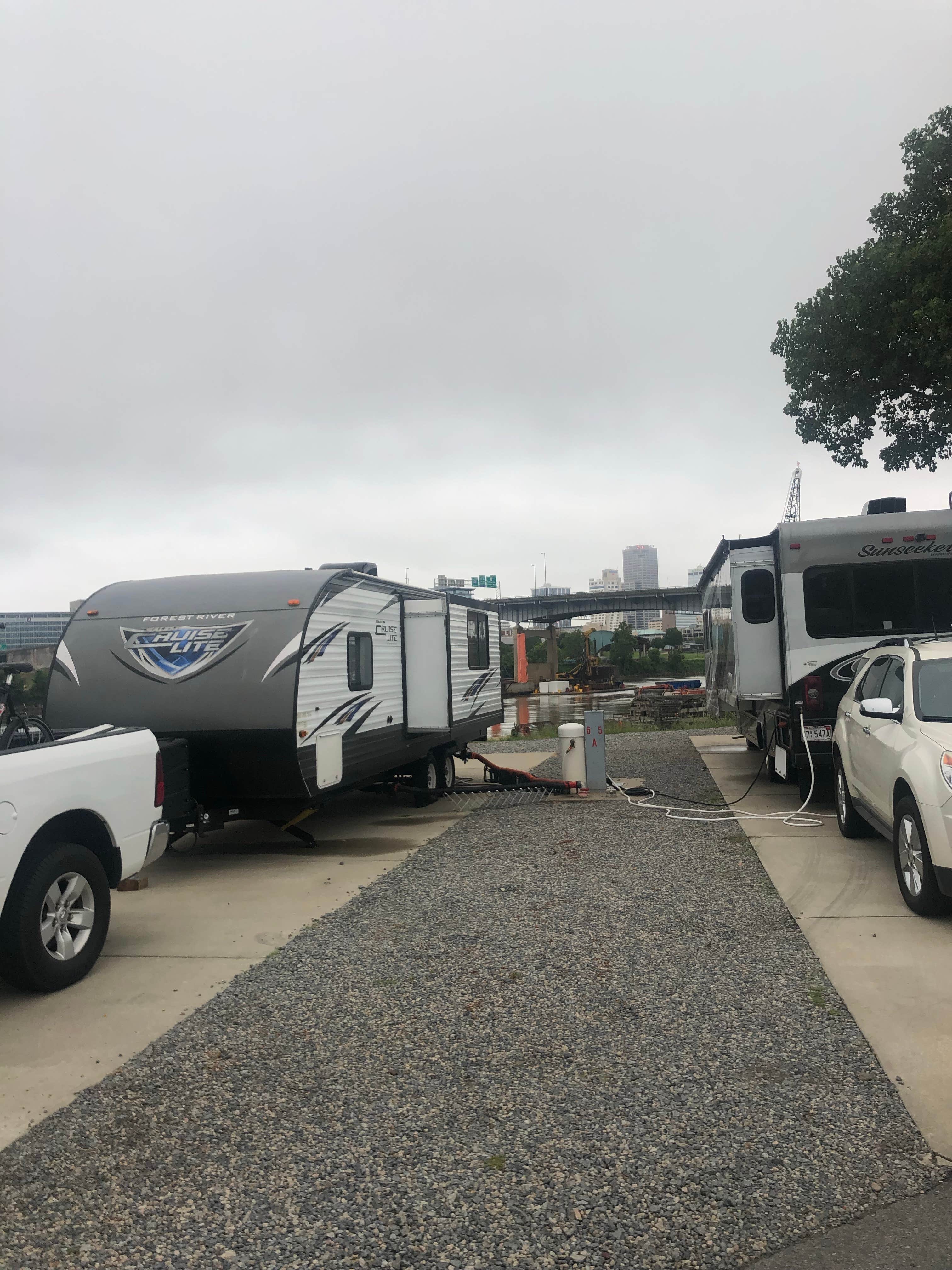 Robyn W.'s photo of rv camping at Downtown Riverside RV Park near Conway, AR