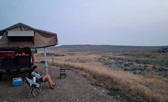 Camping near McGarry Bar Primitive Boat Camp: Antelope Creek, Zortman, Montana