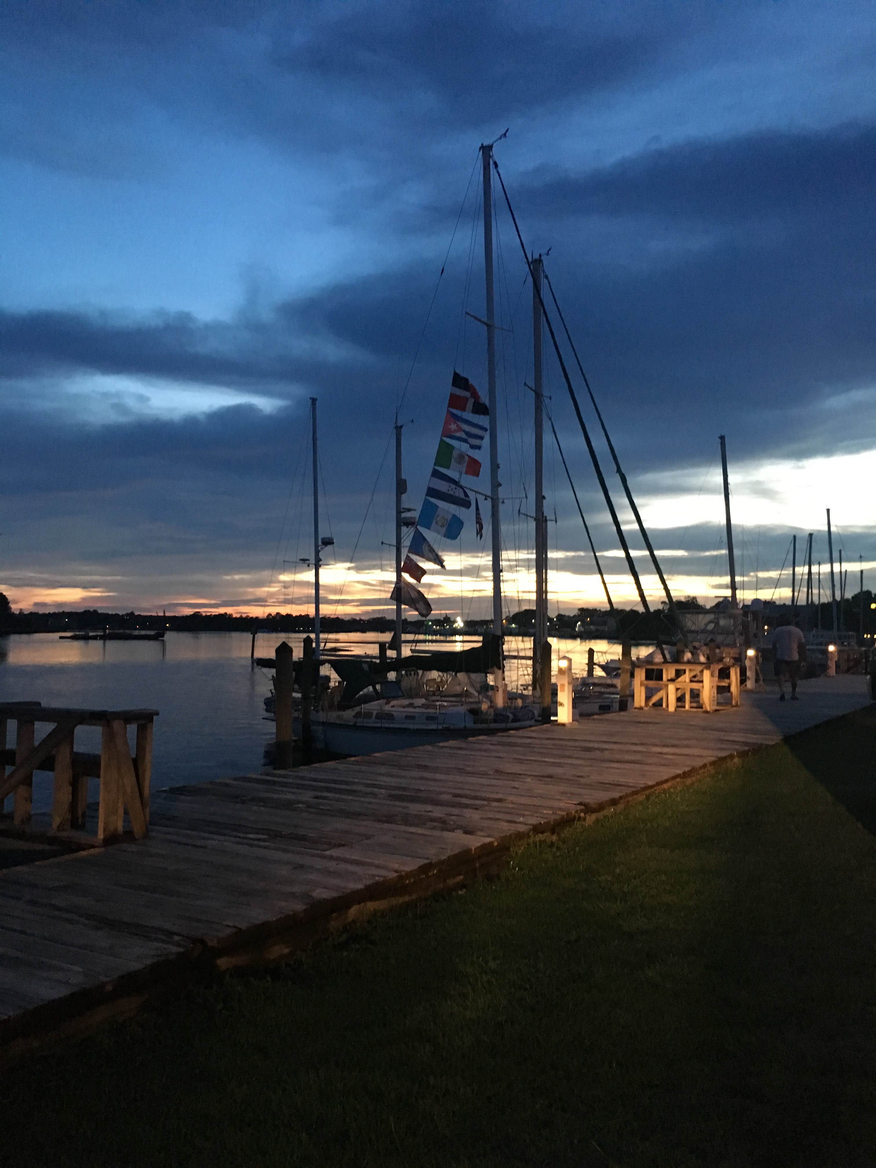 sunset in Carrabelle
