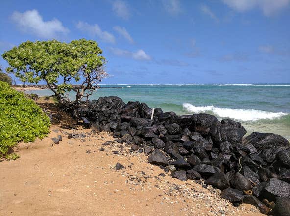 Camper-submitted photo at Kapa'a Beach Park near Pu'u O Umi Natural Area Reserve