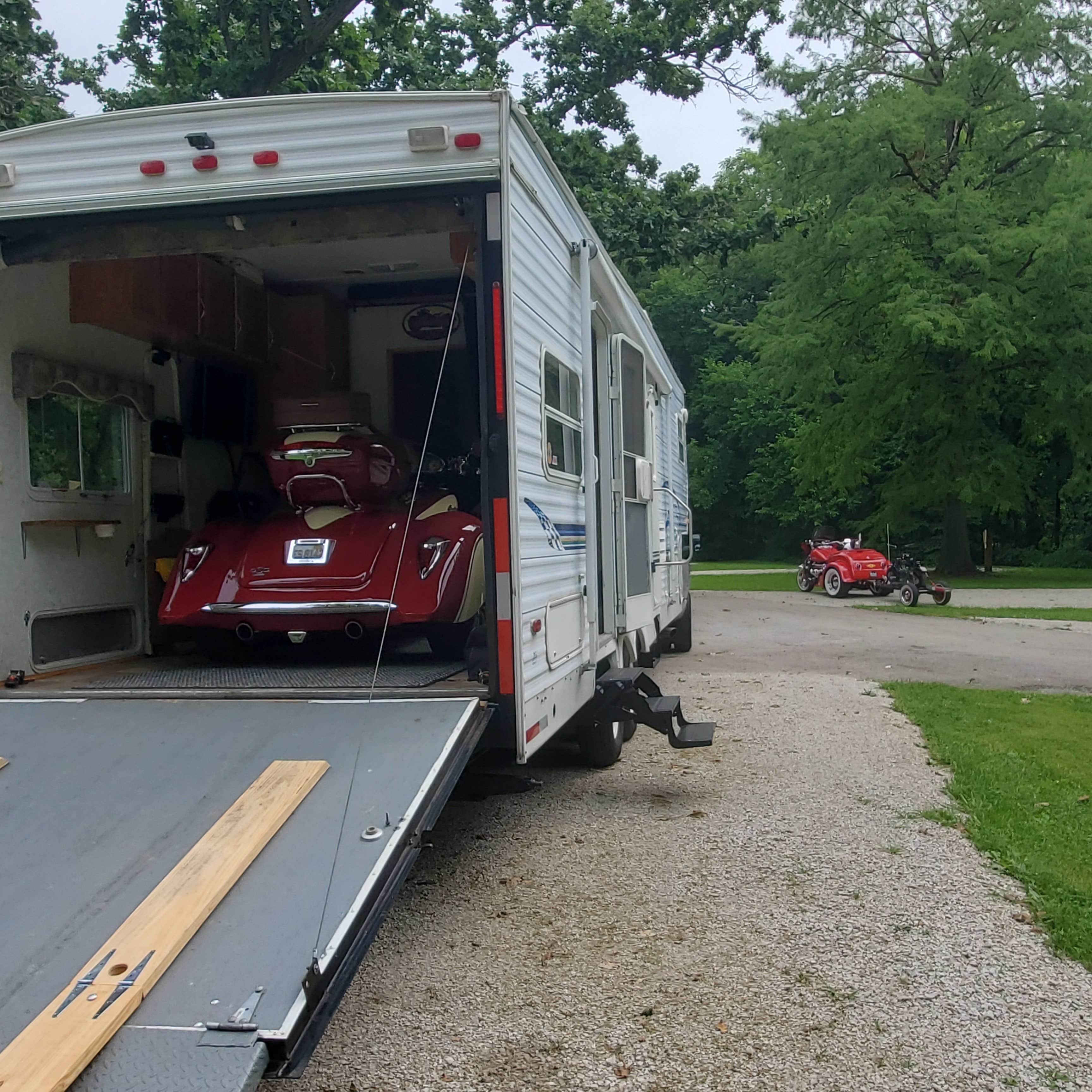 Cheryl S.'s photo of rv camping at Weldon Springs State Park Campground near Monticello, IL