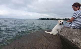 Rino S.'s photo of camping with pets at Hamlin Beach State Park Campground near Henrietta, NY