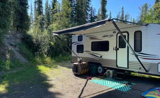 Jessica J.'s photo of rv camping at Tolsona Wilderness Campground near Copper Center, AK
