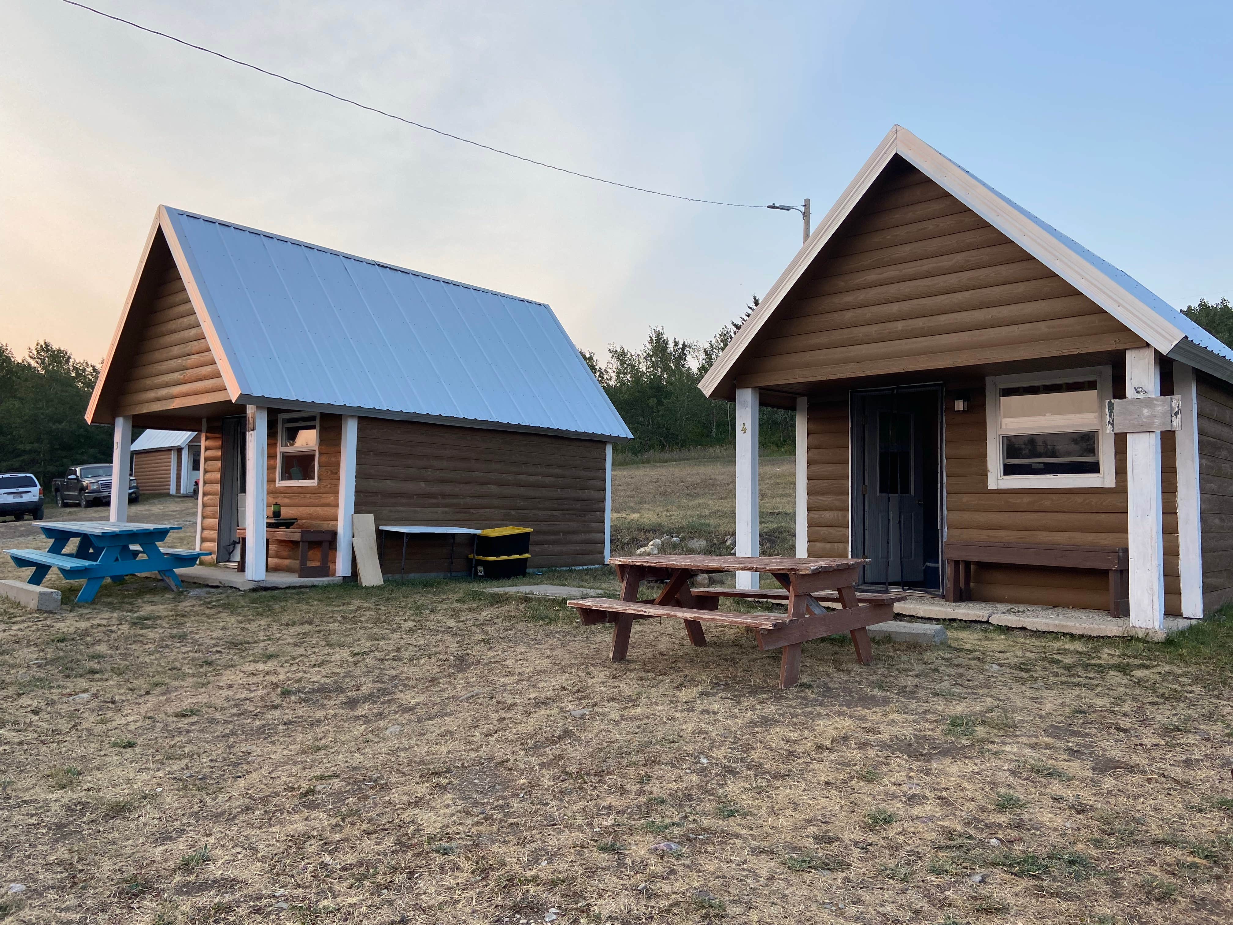 Amy P.'s photo of glamping accommodations at Duck Lake Campground near Cut Bank, MT