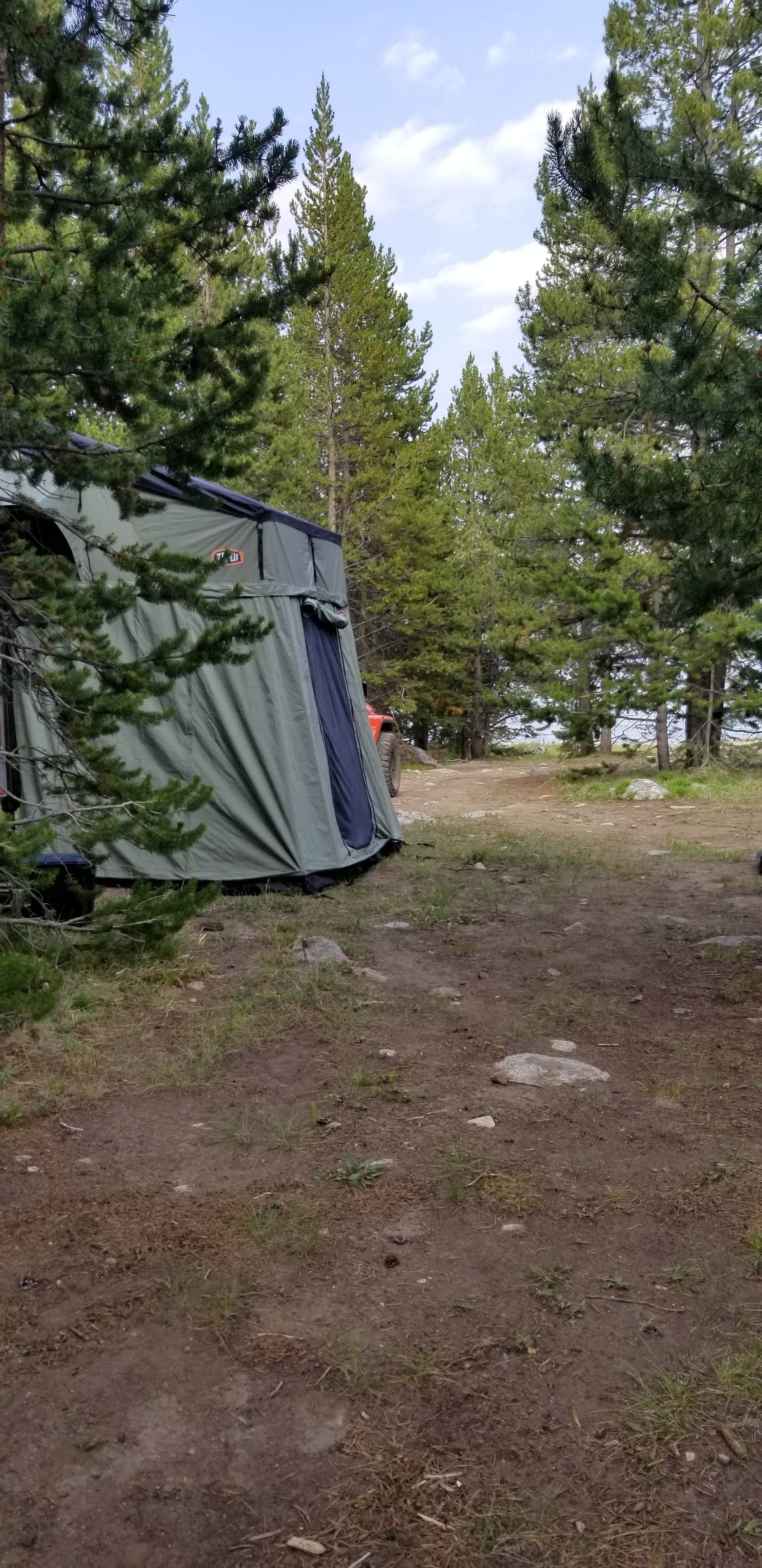 Jason W.'s photo of tent camping at Shell Reservoir Camping Area near Story, WY