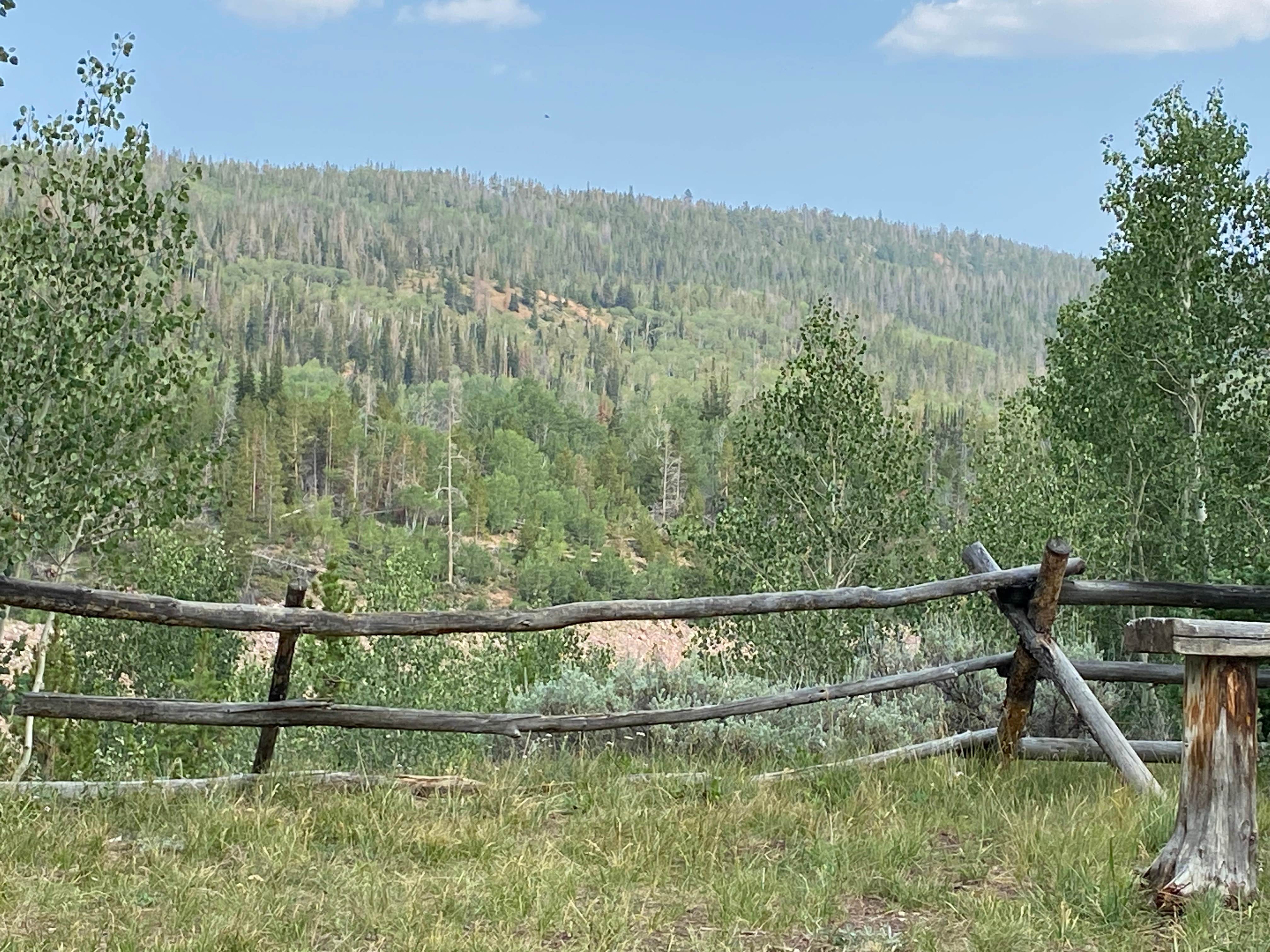 Camper-submitted photo at Meeks Cabin Campground — Uinta Wasatch Cache National Forest near Robertson, WY