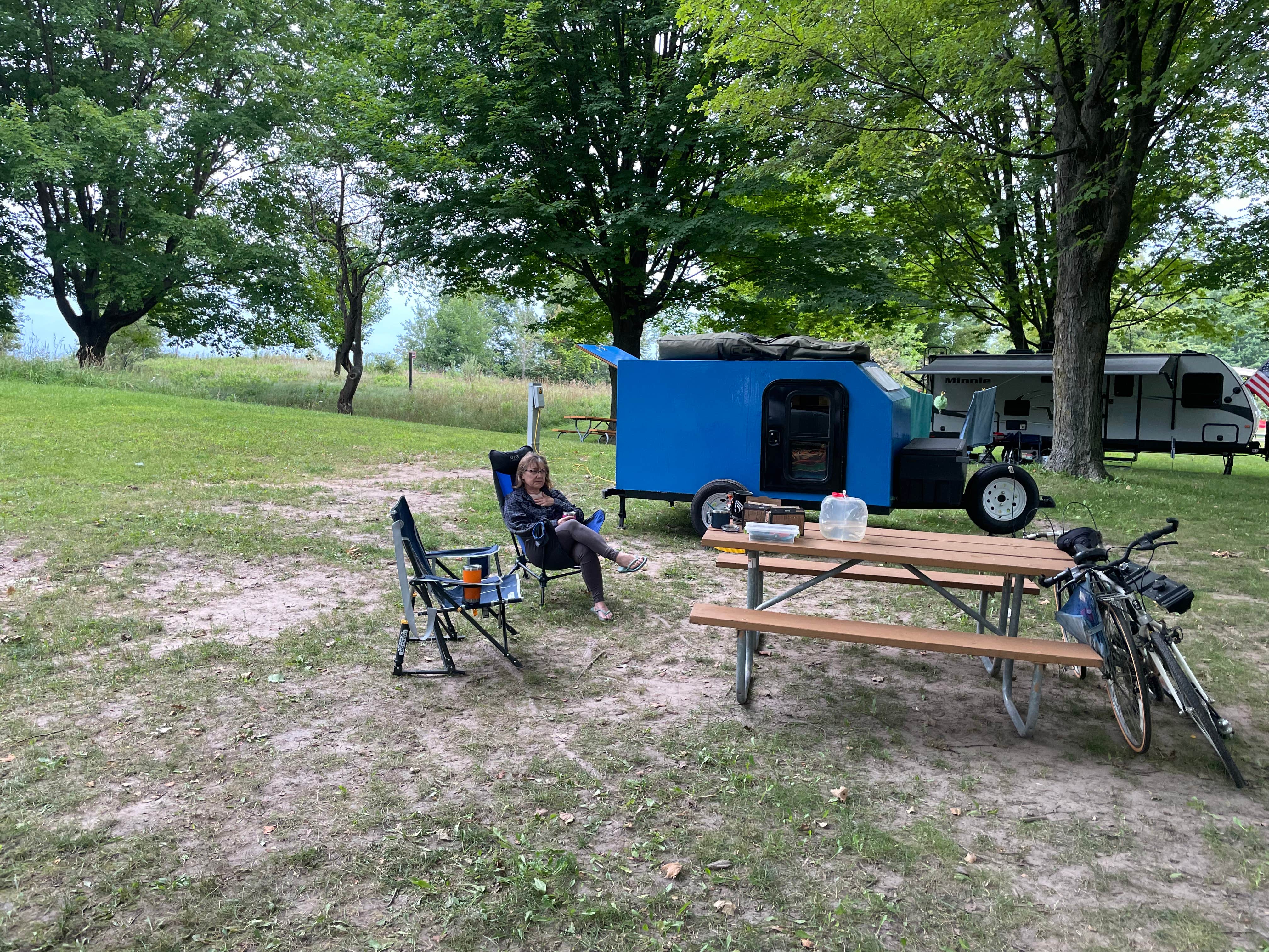 Scott S.'s photo at Orchard Beach State Park Campground near Free Soil, MI