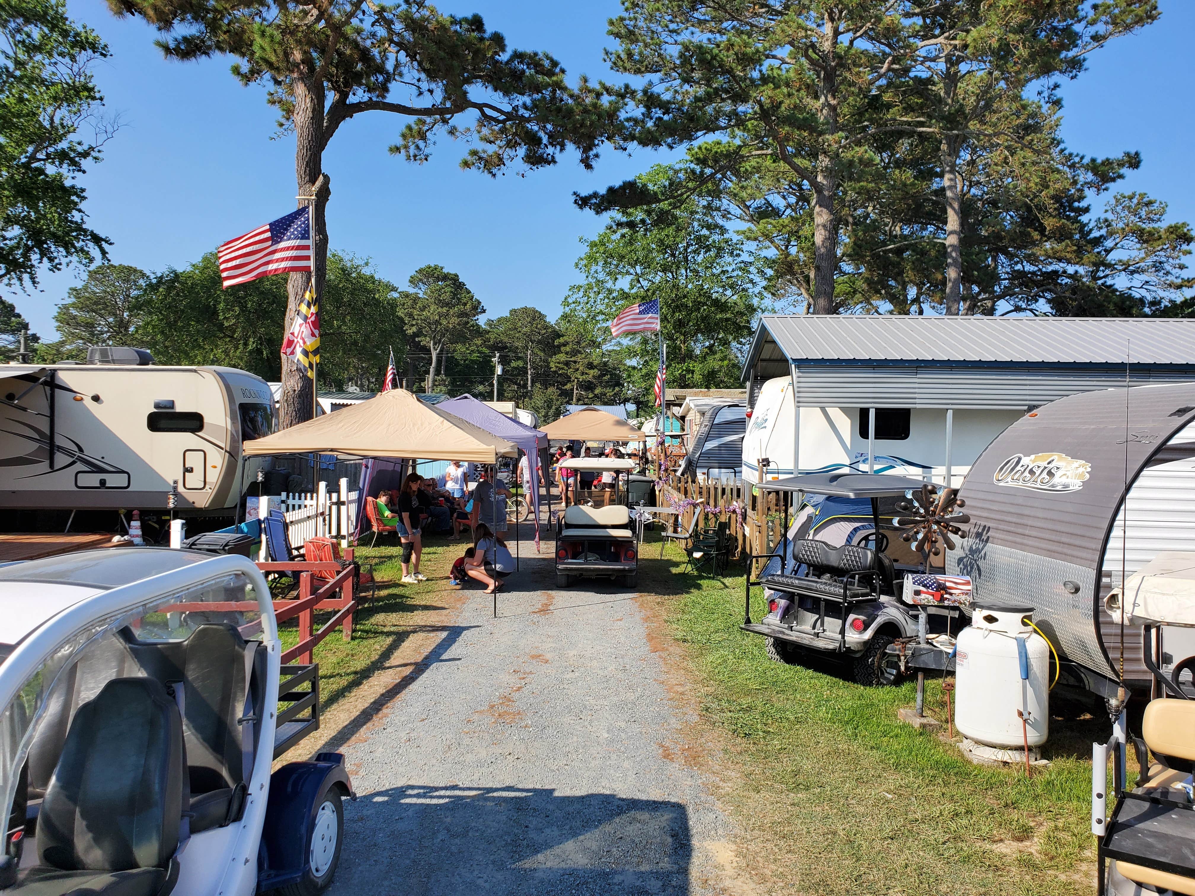 Sal V.'s photo of rv camping at Tom's Cove Park near Crisfield, MD