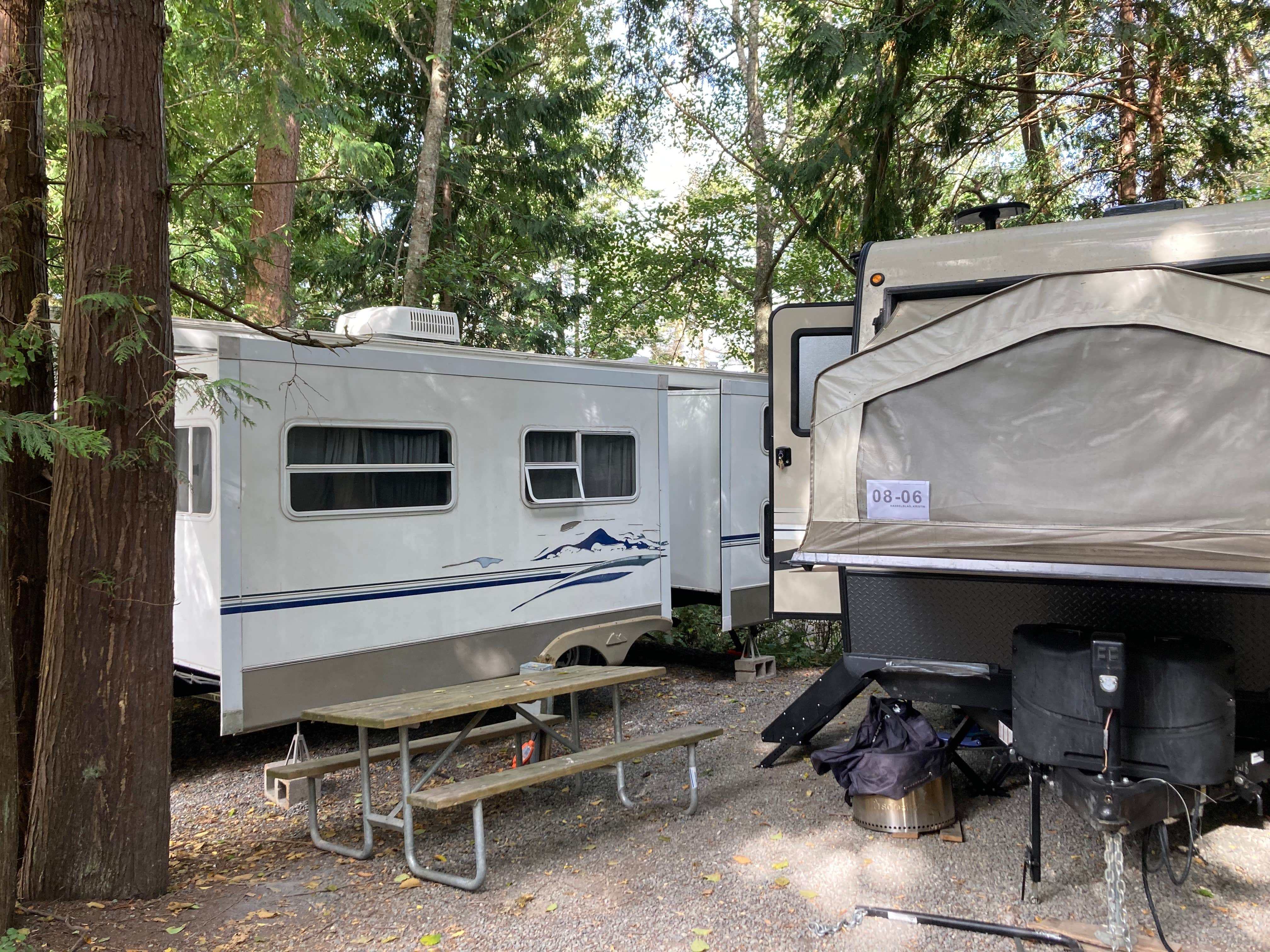 Kristin's photo of rv camping at Thousand Trails La Conner near Coupeville, WA