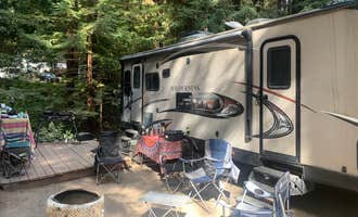 Camping near Amazing! Organic farm and California homestead with a lovely camping spot: Cotillion Gardens RV Park, Felton, California