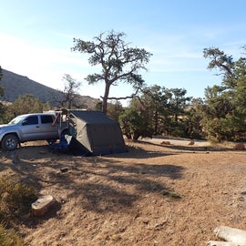 Our campsite at site 24