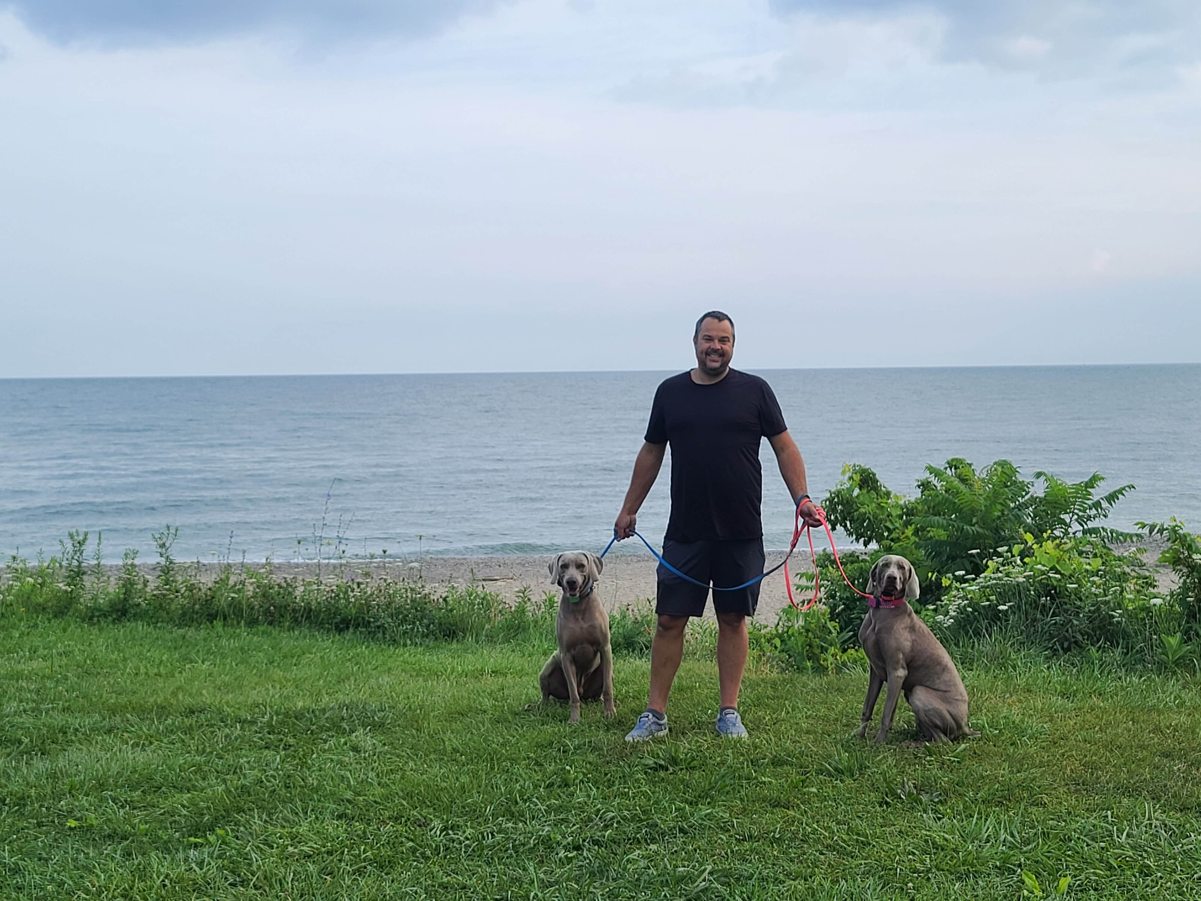 John K.'s photo of camping with pets at Geneva State Park Campground near Newbury, OH