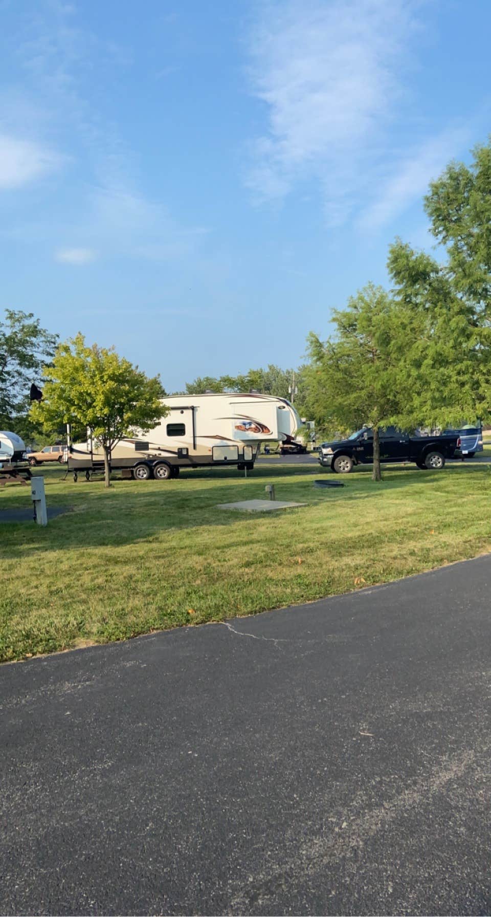 Tim W.'s photo of rv camping at Military Park Camp Perry Lodging and RV Park near Clyde, OH