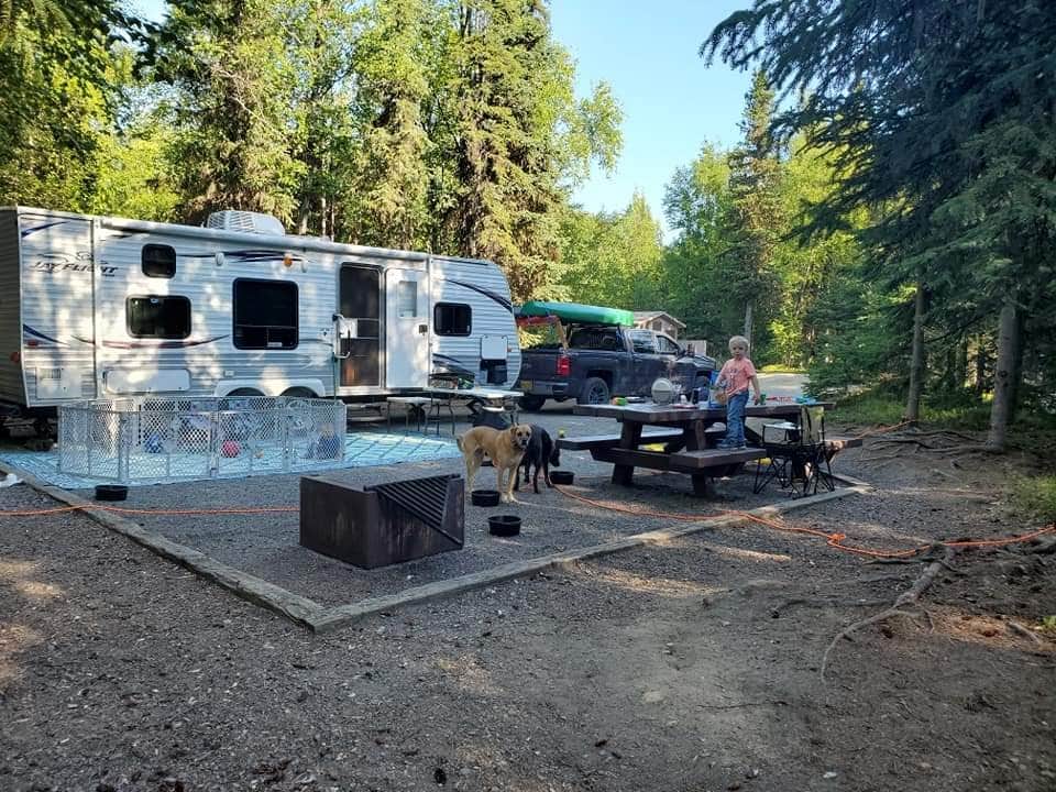 Connor D.'s photo of rv camping at Quartz Creek Campground near Kenai Fjords National Park