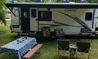 Camping near Cabins by the Joe: Blue Anchor RV Park, Osburn, Idaho