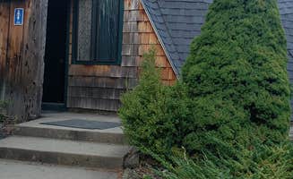 Roberta S.'s photo of a cabin at Laughing Alpaca Campground + RV Park near Phoenix, OR
