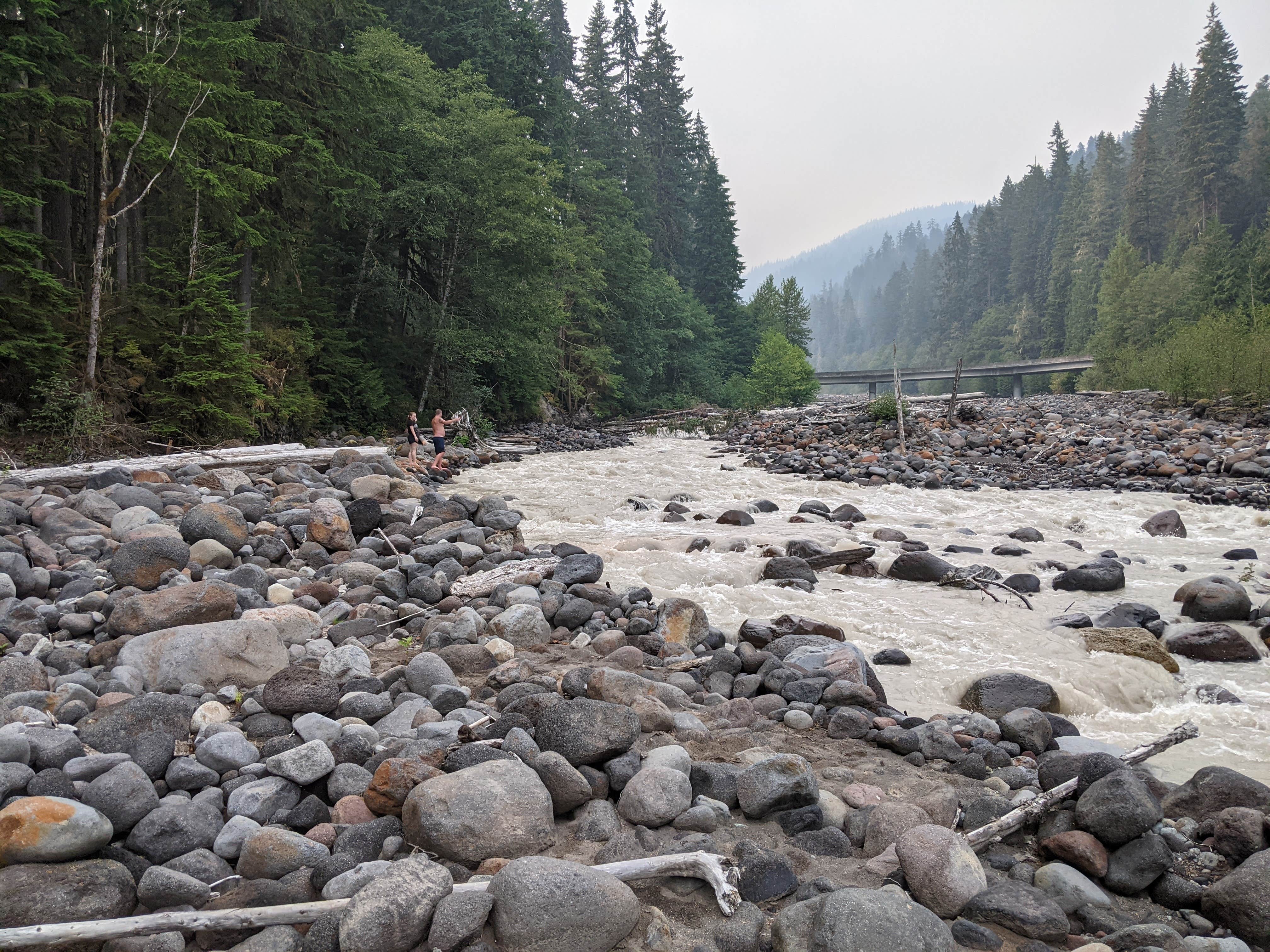 Camper-submitted photo at Boulder Creek near Twisp, WA