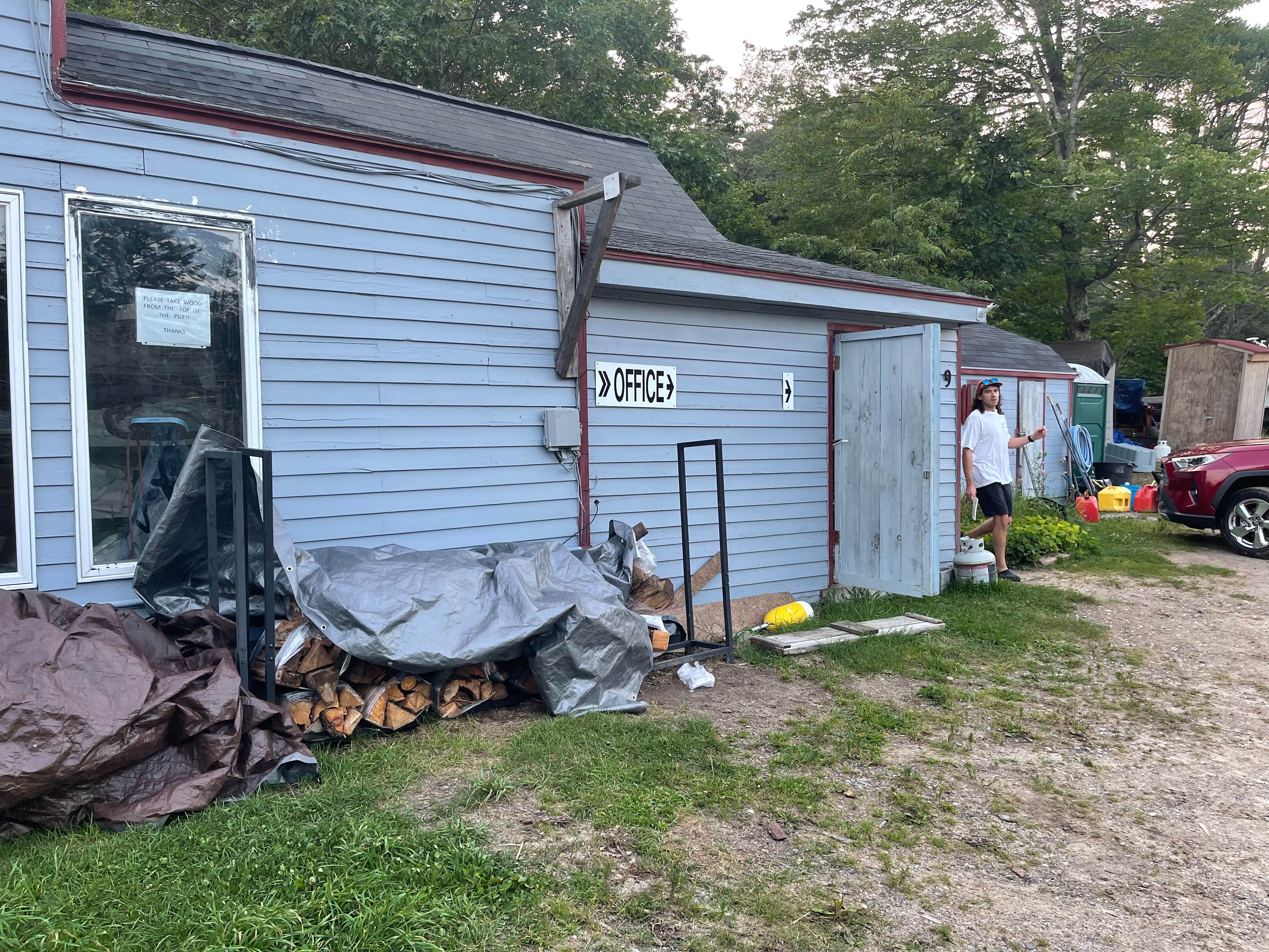 chelsea's photo of glamping accommodations at Sagadahoc Bay Campground near Alna, ME